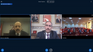 YÖK Başkanı Prof. Dr. Saraç, BŞEÜ Senatosu’nun 270. toplantısına UZEM sistemiyle kartıldı