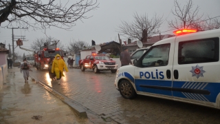 Tekirdağ’da soba ateşinin neden olduğu ev yangını itfaiye tarafından söndürüldü