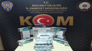 Kocaeli’de kaçak sigara operasyonu