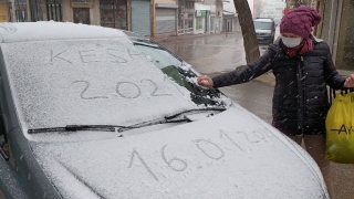 Trakya’da kar yağışı yüksek kesimleri beyaza bürüdü