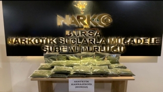 Bursa’da 13 kilogram sentetik uyuşturucuyla yakalanan şüpheli tutuklandı