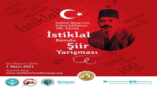 Balıkesir’de ”İstiklal” konulu şiir yarışması”
