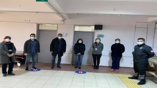 AK Parti Edirne Milletvekili Aksal aşı merkezini ziyaret etti