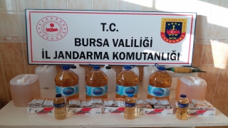 Bursa’da 31,5 litre sahte içki ele geçirildi