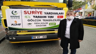 Suriye’ye 10 tır insani yardım malzemesi gönderilecek