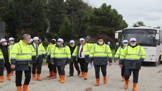 Söğütlü Belediye Başkanı ve meclis üyeleri ilçedeki çalışmaları inceledi