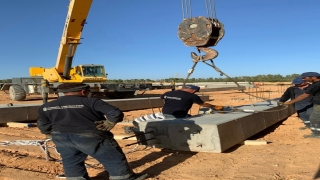 Türk şirketin Libya’da kurduğu, ülkenin en büyük beton üretim tesisi açıldı