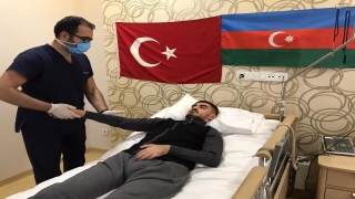Dağlık Karabağ’daki havan saldırısında yaralanan Azerbaycanlı gazi Kocaeli’de şifa arıyor