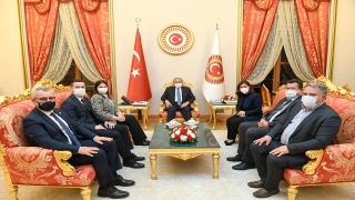TBMM Başkanı Şentop Edirne heyetini kabul etti