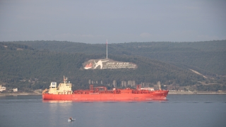 Çanakkale Boğazı transit gemi trafiğine tek yönlü kapatıldı