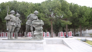 Şehitler Abidesi bölgesinde 18 Mart törenleri için hazırlıklar sürüyor