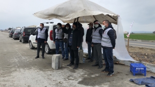 Tekirdağ’da sendikaya üye oldukları için zorla izne çıkarıldıklarını iddia eden işçiler eylem yaptı