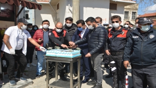 Ayvalık’ta polislere pastalı sürpriz