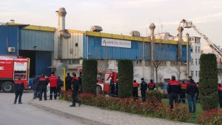 Kocaeli’de trafo fabrikasında çıkan yangın söndürüldü