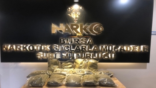 Bursa’da düzenlenen operasyonda 12 kilo 300 gram sentetik uyuşturucu ele geçirildi