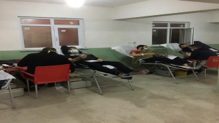 Hendek’te mahallelilerden kan bağış kampanyasına destek