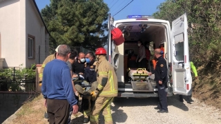 Gemlik’te traktörden düşen sürücü yaralandı