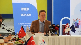 AB Türkiye Delegasyonu Başkanı MeyerLandrut, İnegöl Mesleki Eğitim Merkezini ziyaret etti: