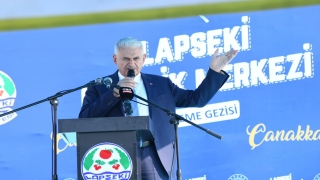 AK Parti Genel Başkanvekili Yıldırım, Lapseki Gençlik Merkezi Temel Atma Töreni’nde konuştu: