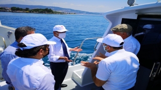 Çanakkale Valisi Aktaş müsilajlı bölgeleri inceledi