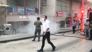 Bilecik’te iş yerinde çıkan yangında bir kişi dumandan etkilendi