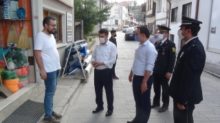 Taraklı’da protokol üyeleri görev başındaki personelle bayramlaştı