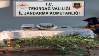 Tekirdağ’da bir evde uyuşturucu ele geçirildi