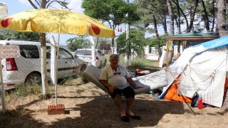Saros’ta otel ve yazlıklara alternatif tatil: Çadır kampı