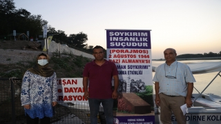 Auschwitz kampında öldürülen Romanlar Edirne’de anıldı