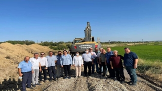 AK Parti heyeti Meriç Sulaması Projesi alanında incelemede bulundu