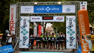 İznik Ultra Maratonu’nda 150 kilometrelik koşu başladı
