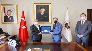 Yunanistan Edirne Konsolosu Radiopoulos’dan Kırklareli Valisi Bilgin’e ziyaret
