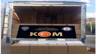 Kocaeli’de, 6 milyon 240 bin boş makaron ele geçirildi