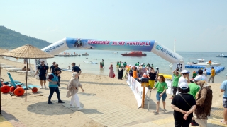 Kocaeli’de engelliler ”Engelsiz Deniz Festivali”yle zafer coşkusu yaşadı 
