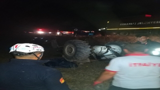 Bilecik’te devrilen traktörün sürücüsü öldü