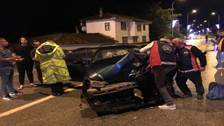 Gölpazarı’nda trafik kazasında 2 kişi yaralandı
