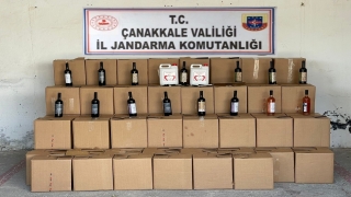 Çanakkale’de usule aykırı satışı yapılan şaraplara el konuldu