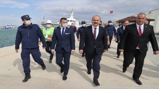 Edirne’de Enez Deniz Gümrük Kapısı liman inşaatı sürüyor