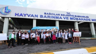 Çocuklardan barınak ziyareti