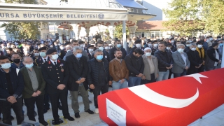 Kansere yenik düşen astsubay, Bursa’da son yolculuğuna uğurlandı