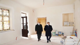 Kırklareli Valisi Bilgin, restore edilen gar binasında incelemede bulundu