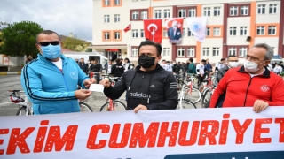 Tuzla’da ”Cumhuriyet Bayramı Bisiklet Turu” yapıldı 