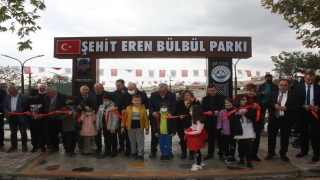 Edirne’de açılan çocuk parkında şehit Eren Bülbül’ün adı yaşatılacak
