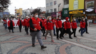 Edirne’de Kızılay Haftası kapsamında yürüyüş düzenlendi