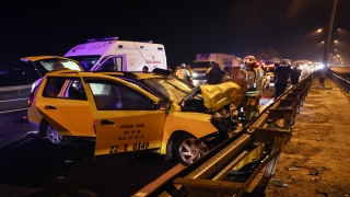 İstanbul’daki trafik kazasında 10 kişi yaralandı