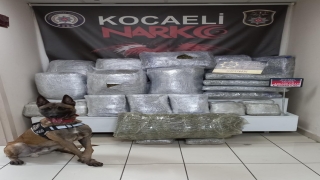 Kocaeli’de bir araçta yaklaşık 107 kilogram skunk ele geçirildi