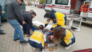 Bursa’da lodostan devrilen simit arabasının altında kalan seyyar satıcı yaralandı 