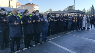 Kocaeli’de kalp krizi sonucu hayatını kaybeden polis memuru için tören yapıldı