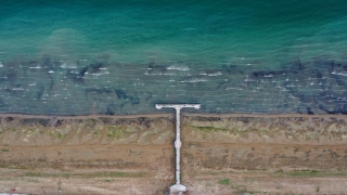 İznik Gölü’nün bazı bölümlerinde su çekilmesi 50 metreyi aştı