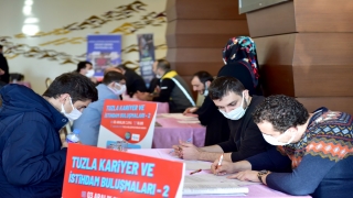 Tuzla’da toplu iş görüşmeleri ile istihdam çalışmaları devam ediyor